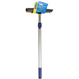 8" Windshield Squeegee Tool with 39" Extension, Blue/Yellow Color