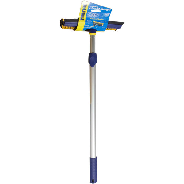 8" Windshield Squeegee Tool with 39" Extension, Blue/Yellow Color