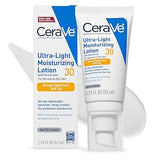 Cerave Ultra Light Moisturizing Face Lotion With Spf 30 1.7 Fl OZ