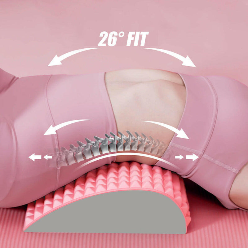 Back Stretcher Pillow Neck Lumbar Support Massager For Neck Waist Back Sciatica Herniated Disc Pain Relief Massage Relaxation.