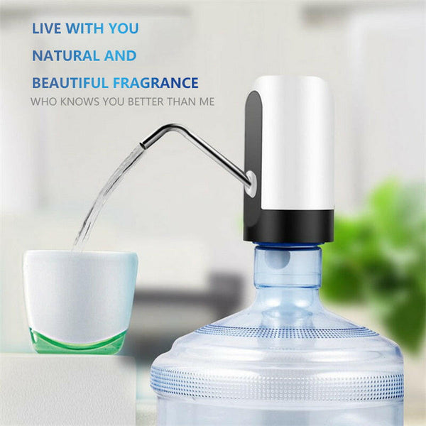 Automatic Electric Drinking Water Bottle Pumps USB Charging With Switching Smart Water Pumping Device Home Appliance.