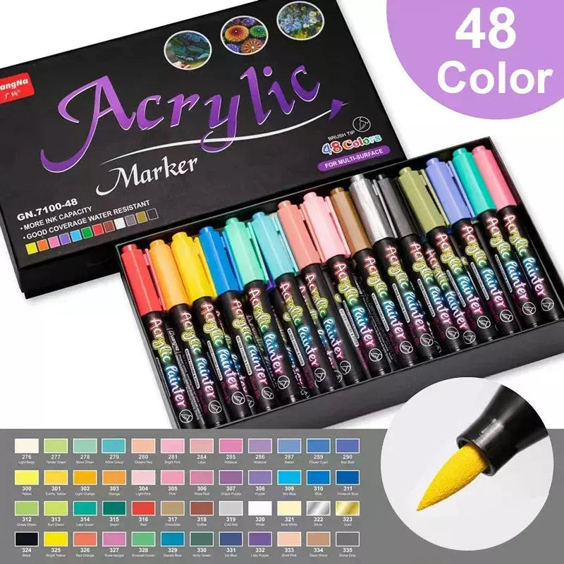 120 Colors Dual Tip Brush Art Marker Pens Coloring Markers Fine & Brush Tip  Pen for Adult Coloring Book Note Taking Art Supplier