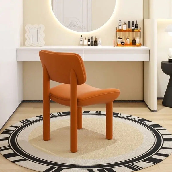 FINE LIFE Internet Celebrity Cosmetic Chair Dining Room Chair Bedroom Light Luxury Dressing Table Stool Nail Salon Chair.