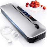 Fully Automatic Vacuum Air Food Sealer Machine,Outside Cutter,Dry/wet mode for Sous Vide and food storage