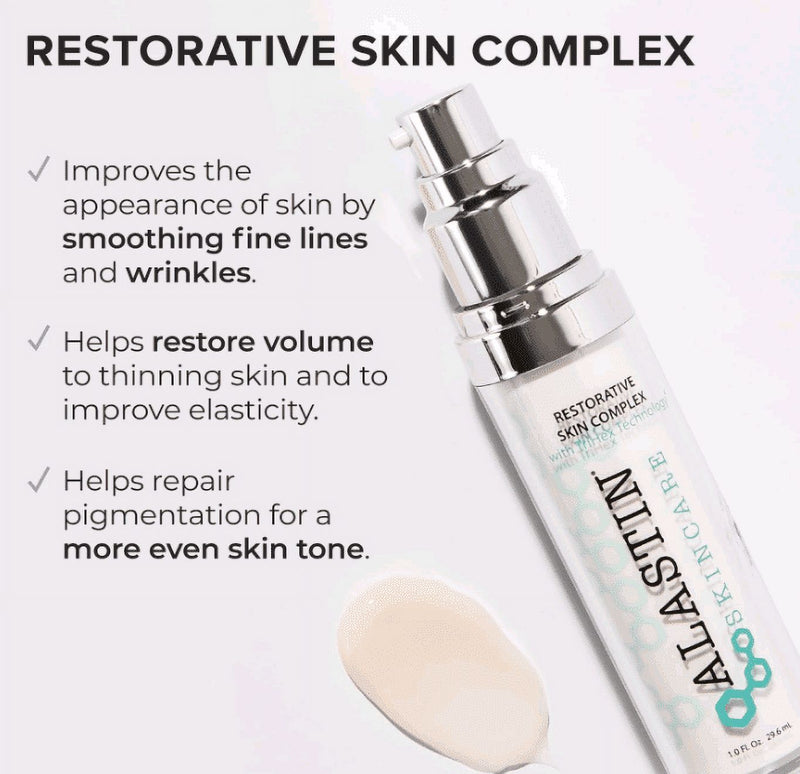 ALASTIN Skincare Restorative Skin Complex Anti-Aging Face Serum (1 oz) | Reduce Fine Lines & Wrinkles | With Niacinamide to Improve Texture