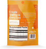 Create Creatine Monohydrate Gummies for Men & Women, Boost Focus, Strength, and Endurance, Anti-Melting Formula, Vegan, Gluten-Free, Non-GMO, 1.5g of Creatine per Gummy (Orange, 90ct)