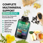 Sea Moss 7000Mg Black Seed Oil 4000Mg Ashwagandha 2000Mg Turmeric 2000Mg