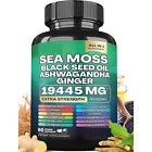 Sea Moss 7000Mg Black Seed Oil 4000Mg Ashwagandha 2000Mg Turmeric 2000Mg